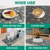 Augenweide Coffee Bar Mat - Super Absorbent Drying Mat for