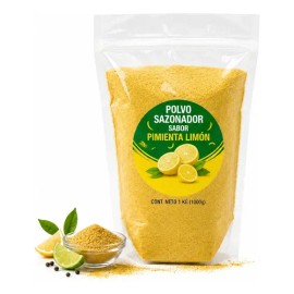 Sazonador Pimienta Limón En Polvo 1 Kg Para Botanas Papas Fr