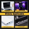 Wuyaoyao 4PCS USB LED Car Interior Atmosphere Lamp, Plug-in USB