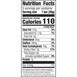 Nature Valley Lunchbox S'mores Chewy Granola Bars 5 Count, 4.6 OZ