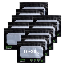 10 x 30 g Grove Bags, Reusable Storage Bags, Airtight Storage Bags with Odour Control + UV Protection, Relative Humidity Between 58 and 62%, Optimal Protection for Herbs