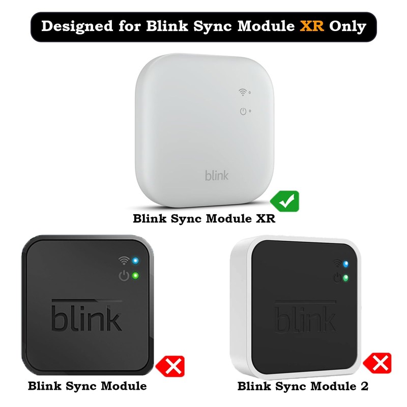 Adhesive Wall Mount for Blink Sync Module XR, Two Ways
