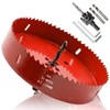 Hordion 168mm 6 5/8" Hole Saw with Drill Bits &