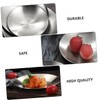 iplusmile Flavor Plate Stainless Steel Sauce Dish Elegant Practical for
