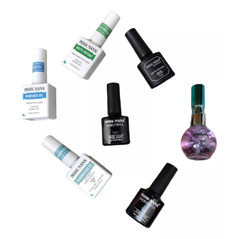 Miss Nana Kit De 2 Base Miss Nana, Top, Matte,