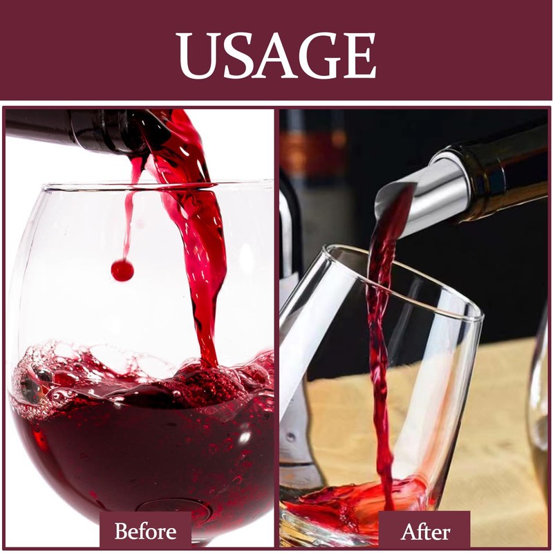 20Pcs Wine Pourer Wine Flexible Drip Stop Wine Discs Reusable