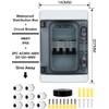 DIHOOL DC Circuit Breaker Box Cover with UV-Proof, 20 Amp