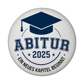 Abitur 2025 A New Chapter Begins Magnet with Bottle Opener Magnet with Bottle Opener with Funny Saying - Ideal Graduation Gift