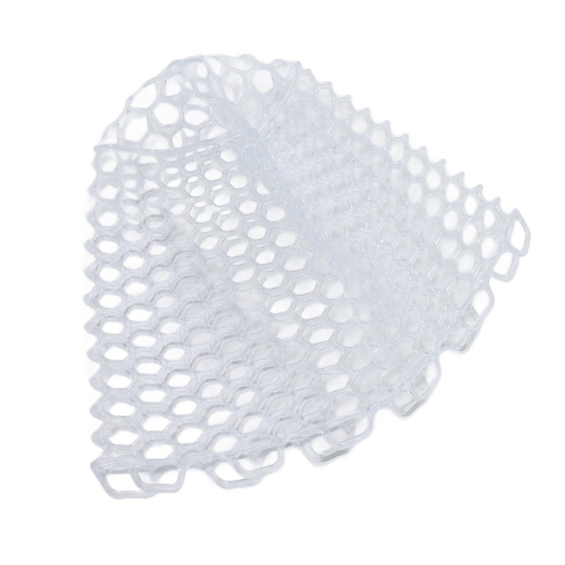 Fly Fishing Landing Net Collapsible Clear Rubber Replacement Bag for