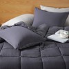 KASENTEX All Season Quilted Comforter Set Twin with 1 Pillow