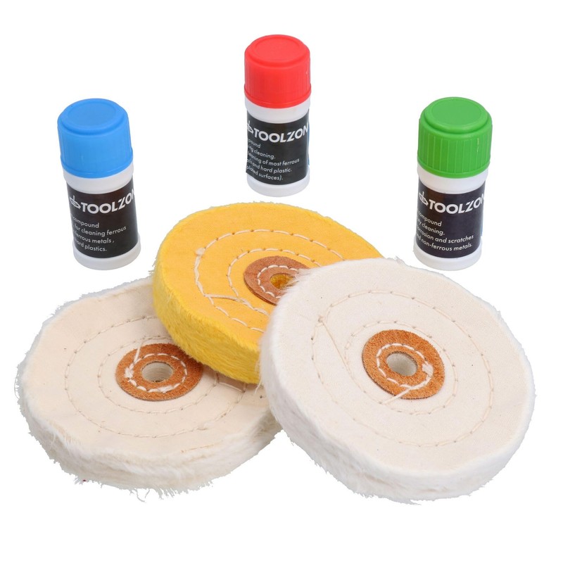 AB Tools Metal Cleaning and Polishing Kit For Drills 4”