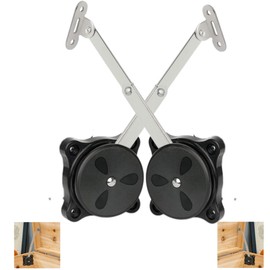 Toy Box Hinges Soft Close - Lid Support Hinges Chest Hinges for Wooden Box Toy Chest, Soft Close Lid Hinges Easy-to-Install Hingex (2 Pack)