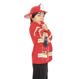 RUBIES - Children's Firefighter Costume - One Size (5-8 Years)