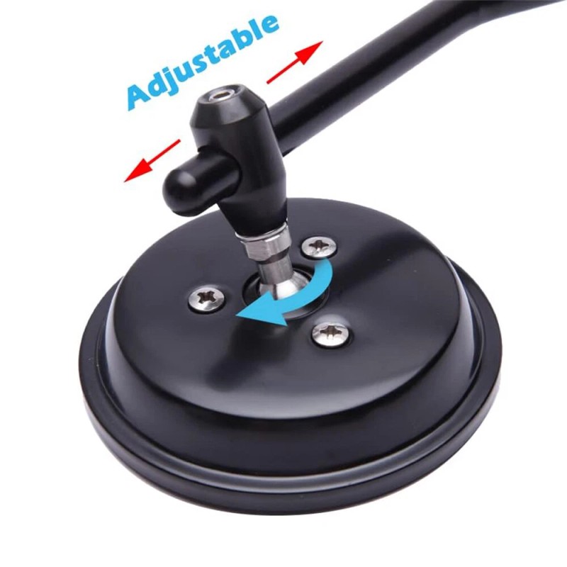 KEEPDSGN Motorcycle Round Rearview Mirror For Harley Davidson Sportster XL883