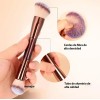Set 7 Brochas Maquillaje Profesional Alto Nivel Marrón