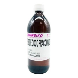 Aceite Esencial Abreiko Aceite De Coco Fraccionado Uso Cosmetico Sin Olor 500ml