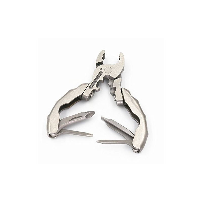 YCOSON Mini Multi-functional Tool 9 Multi Tool Keychain Pliers Screwdriver