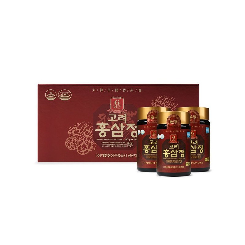 고려 6년근 홍삼정 로얄 250gX4병 /홍삼액 홍삼 Korea 6-Year-Old Red