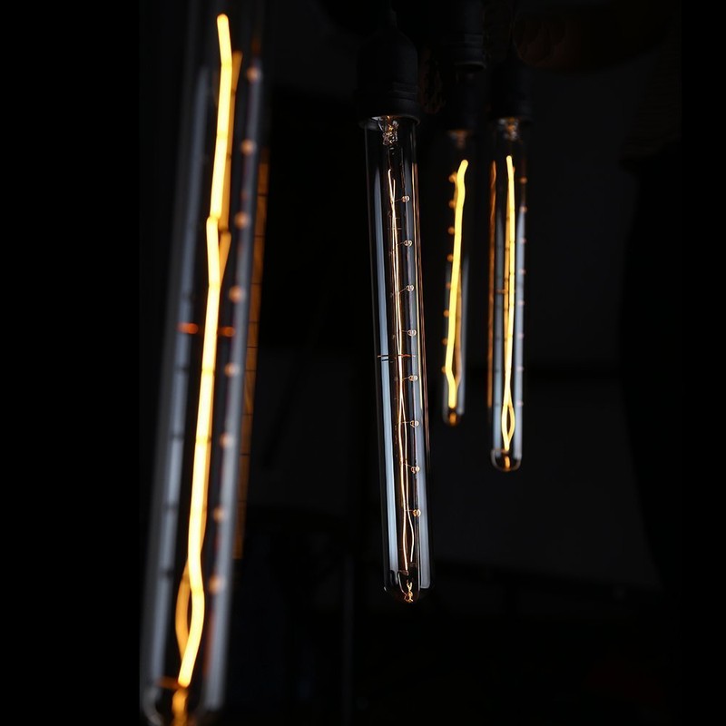CTKcom T10/T300 40W Amber Vintage Edison Bulb， E26 Medium Base，2200K-2300K