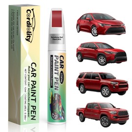 Cardiality Barcelona Red Pearl(3R3) Touch Up Paint Pen for Toyota,Car Paint Scratch Repair Pen Quick and Easy Fix Auto Paint Scratch