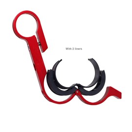 Bicycle Extender Mount Lamp Light Phone Holder Mount Extension Carbon Fibre Mount with Aluminium Alloy for Bicycle Light, Speedometer, Sports Camera or Smartphones