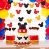 60Pcs Cartoon Mouse Cutouts Banner for Birthday Party Decoration Room