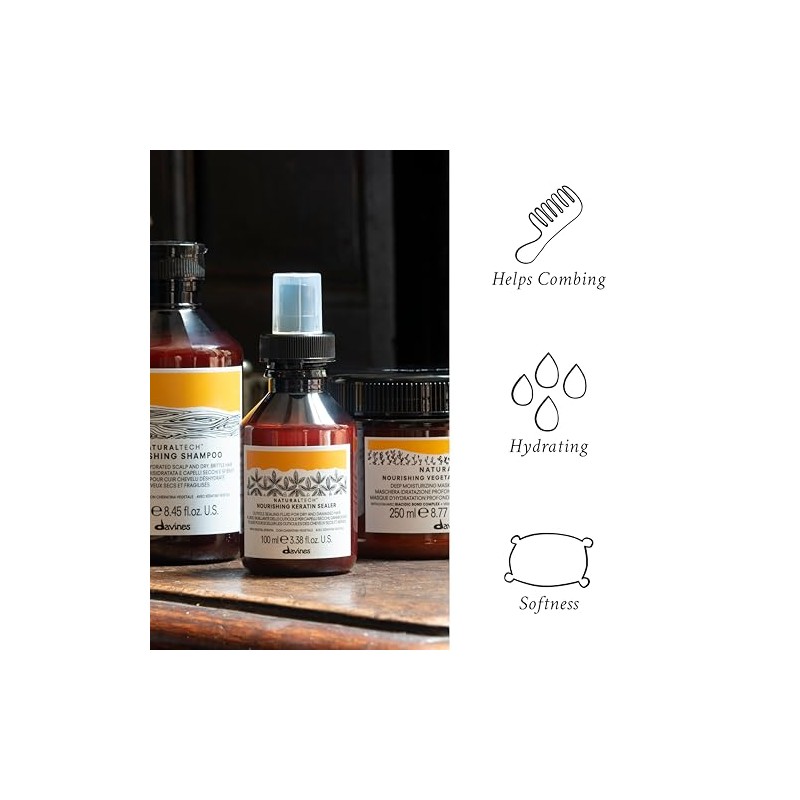 Davines Nourishing Keratin Sealer | Tratamiento Leave-in reparador | 100