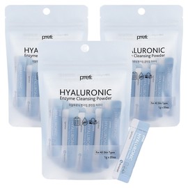 Pretty Hyaluronic Enzyme Cleansing Powder, 20g, 3 pieces / 프레티 히알루로닉 엔자임 클렌징 파우더, 20g, 3개
