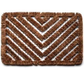 Kings County Tools Large Natural Coir Doormat | Keep Dirt Out of Your House | Machine Woven with 1-1/4” Strands | Tough & Water Resistant | Measures 29” x 19” x 1-1/4” Thick