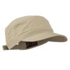 e4Hats.com Garment Washed Adjustable Army Cap - Khaki OSFM