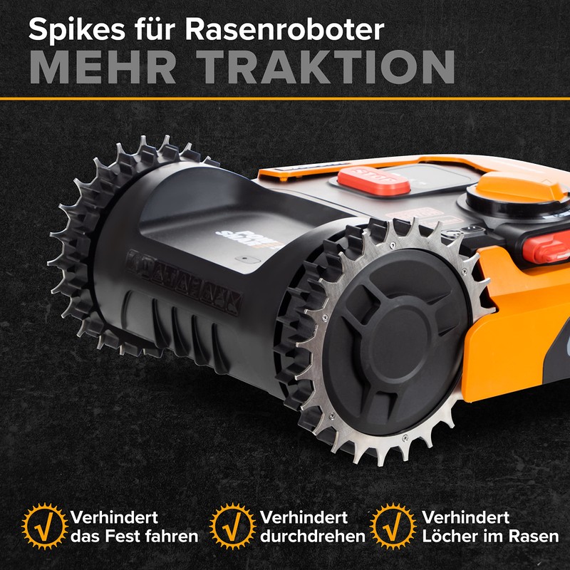 ROBO CLAWS® Worx Landroid S and M Robotic Lawnmower Spikes