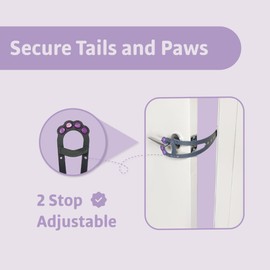 Universal Cat Door Latch and Stopper - Multi-Use Pet Door Prop for Cats, Keeps Dogs Out - Flexible and Durable Door Holder, Ideal for Indoor Use, Black, 2 Packs, by Frondr