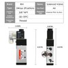 RIH Pneumatics Solenoid Valve 3/8" NPT AC110V Single Coil Pilot-Operated