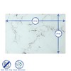 Harbour Housewares Rectangle Glass Chopping Board - 30cm x 20cm