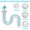 PXBSNB 6 PCS Drain Snake, Flexible Shower Drain Unblocker Tool,