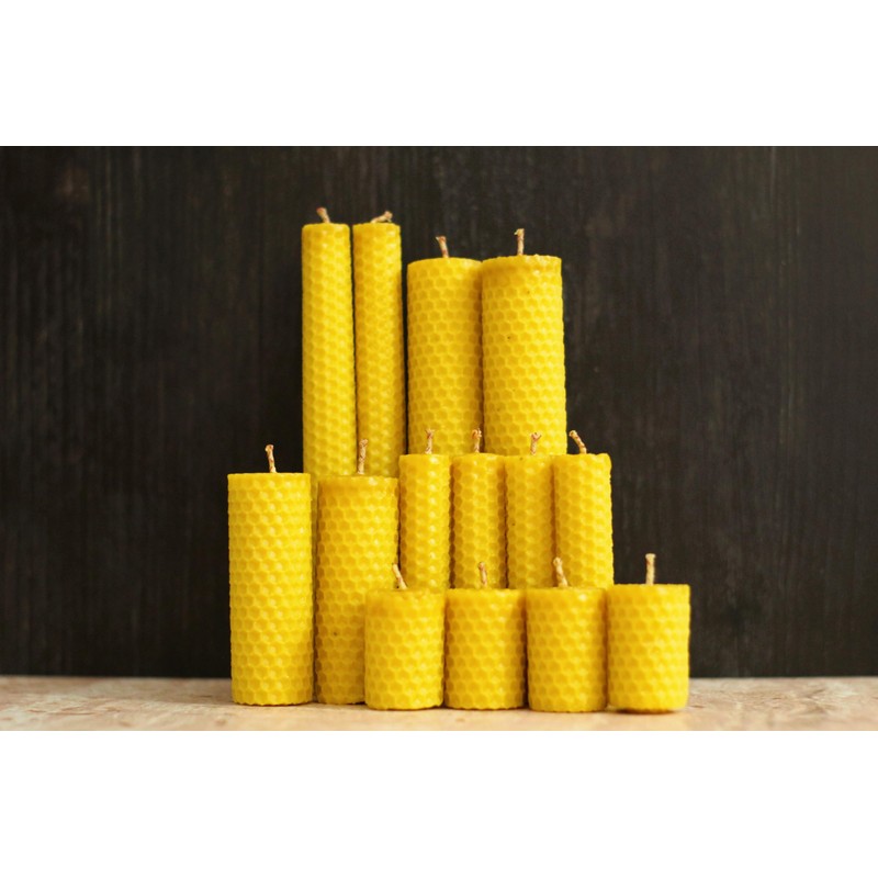 Velas De Miel Paquete Mix #1 Contiene 14 Piezas