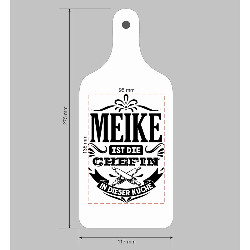HELL'S KITCHEN Kitchen Board 26.5 x 12 x 1 cm