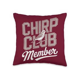 Zebra Finch Owner Chirp Clup Member Pet Zebra Finch Throw Pillow