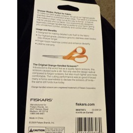 Fiskars Curve Scissors #4LifeTime Warranty Sharper Blades Ideal for Fabric NEW