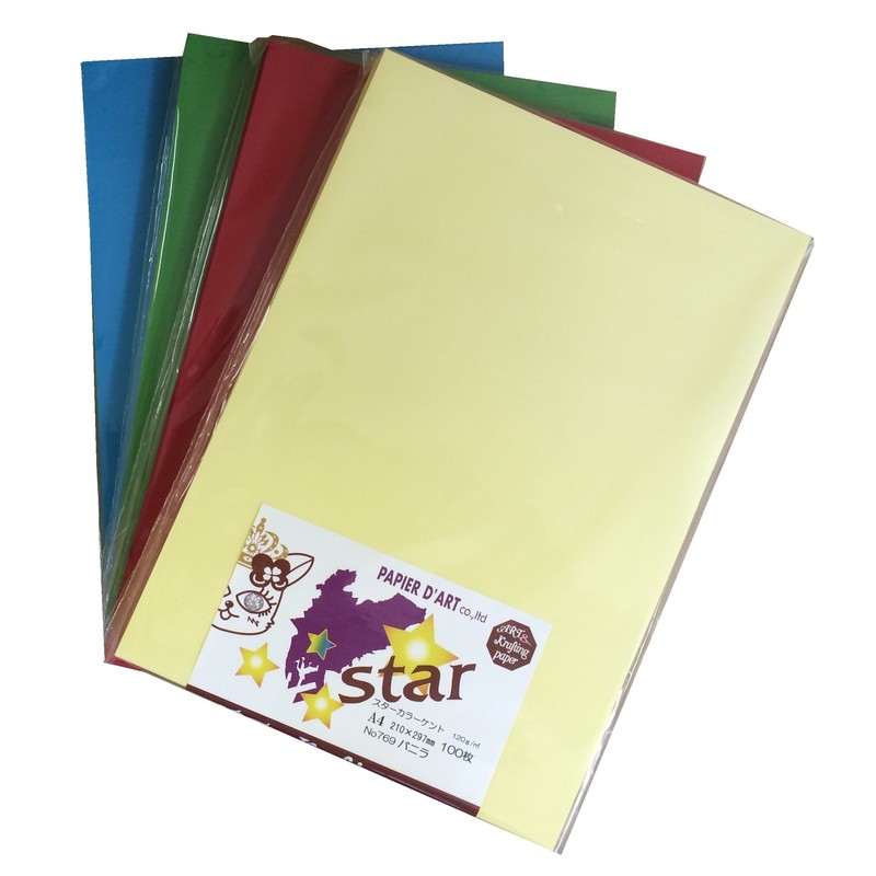 Eskent 5723007 Kent Paper Star Color A4 Pearl Grey, 100