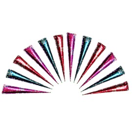 USA 12 Cones 100% Natural Henna Cones Paste For Tattoos Body Art Freckles Designs