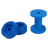 3pcs Trailer Bow Stop Roller Blue PVC Keel Roller Wear