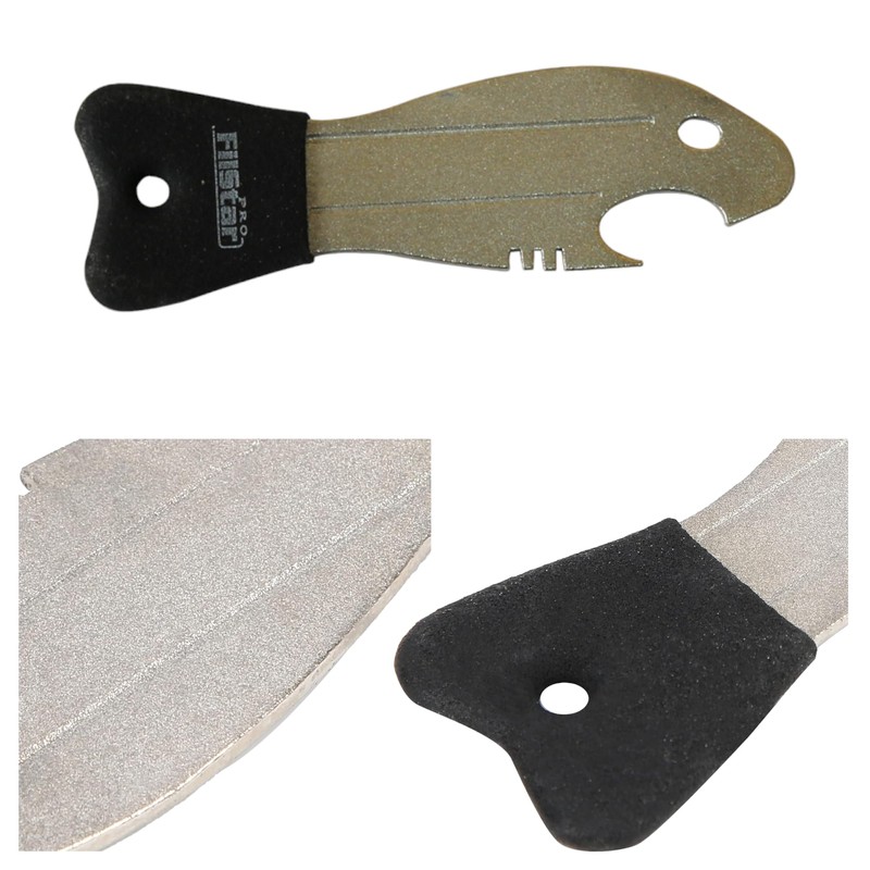 PRO FILSTAR Fishing Hook Sharpener with Opener - Hook Sharpener