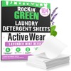 Rockin' Green Active Wear Travel Laundry Detergent Sheets - Mess-Free