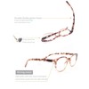 OLOMEE Reading Glasses Women Cute Small Round Readers +1.50 for