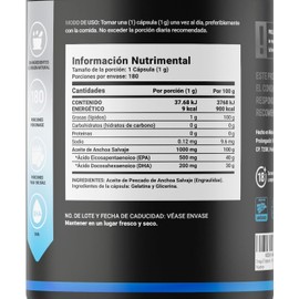 Omega 3 Platinum B Life – Aceite de Anchoa Salvaje 1000 mg | 180 Cápsulas Puro, Potente y Libre de Metales Pesados | Ingredientes Naturales Premium