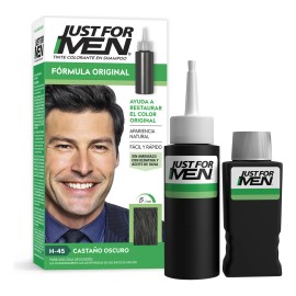 Shampoo con Tinte Just for Men Fórmula Original Larga Duración Castaño Oscuro H45 66ml