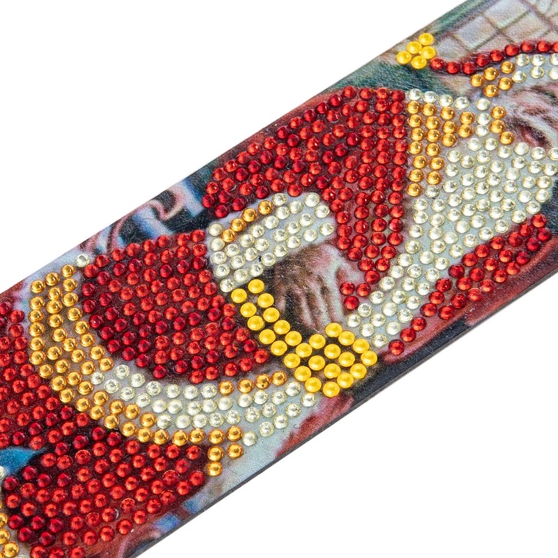 2 Set Diamond Bookmarks 5D DIY Painting Crystal Embroidery Tassel