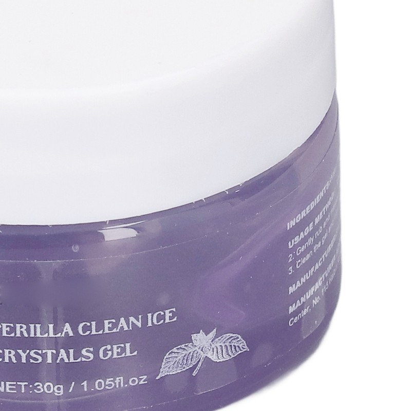 4Pcs Face Clean Gel Perilla Facial Skin Care Cleansing Hydrating