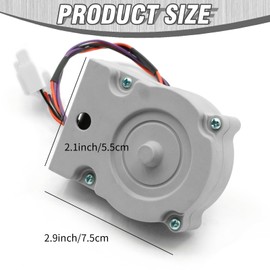 Saihisday EAU61524007 Refrigerator Evaporator Fan Motor, Replacement for LG Refrigerator Replacement for Kenmore Refrigerator, Replaces EAU60694510 PS10058947 AP5950081